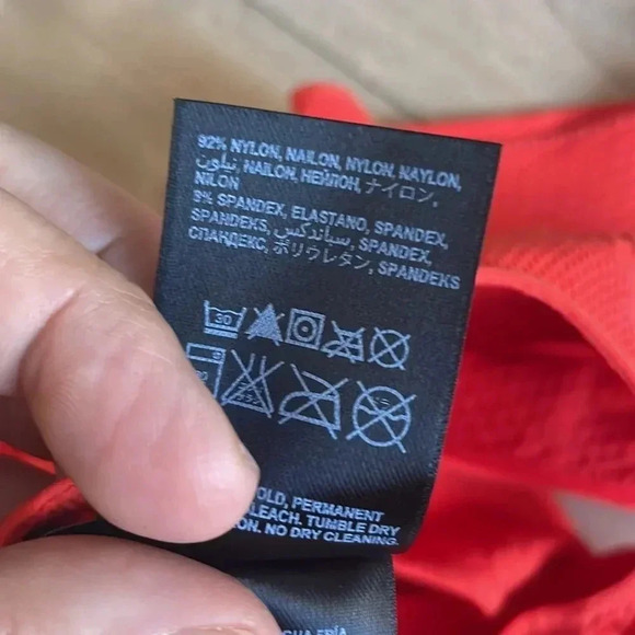 NWT Bebe Bodycon Orange Mini Dress Sz M/L - Picture 7 of 7